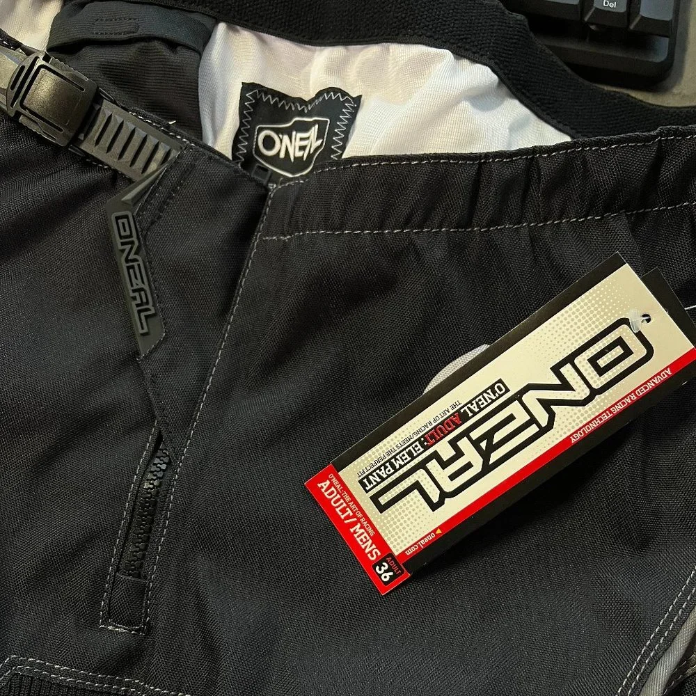 NWT! O'Neal Men's Element Racewear Pant‎ (Black, 36) - Picture 5 of 5